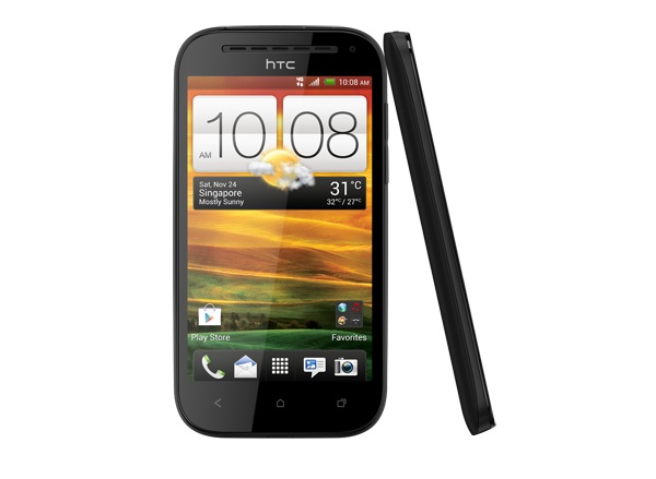 HTC One SV_Black_Front&Left_PHONE_Singapore