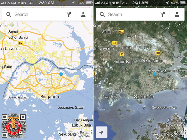 google-maps-compare