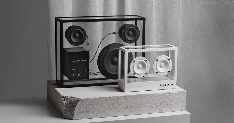 transparent speaker price