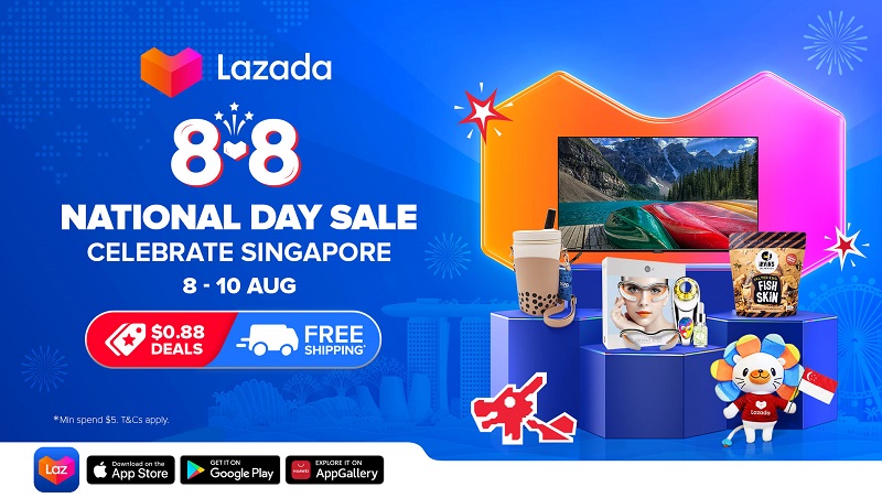 Lazada 8.8 National Day Sale Starts Now 